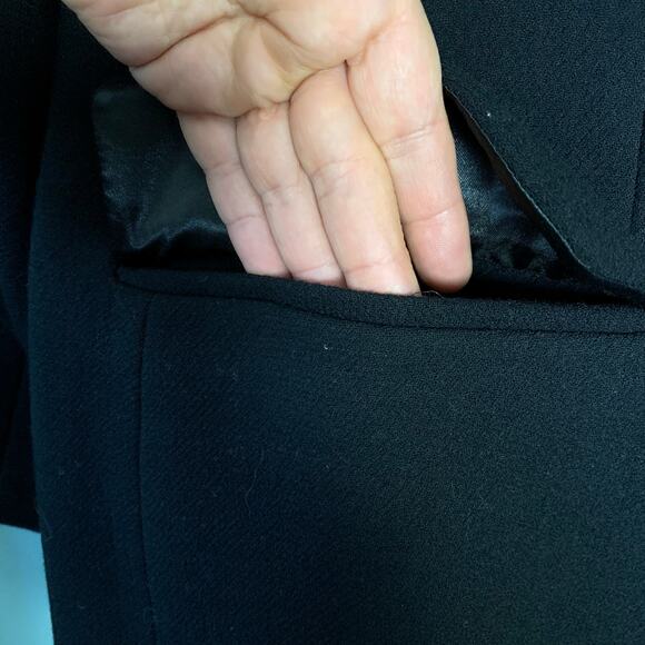 J. Crew Evening Blazer-Jacket in Italian Double-Cloth Wool Blend Size 24 - Picture 6 of 10